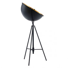 Load image into Gallery viewer, Antique Black Office Floor Lamp w/ Gold
