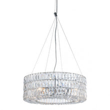 Load image into Gallery viewer, Luxurious Hanging Light w/ Chrome &amp; Crystals
