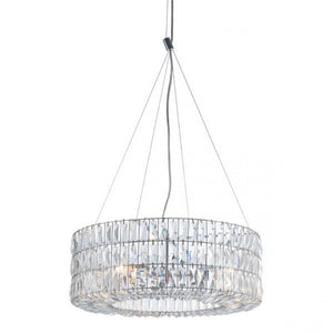 Luxurious Hanging Light w/ Chrome & Crystals
