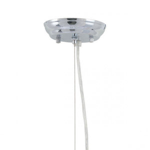 Luxurious Hanging Light w/ Chrome & Crystals