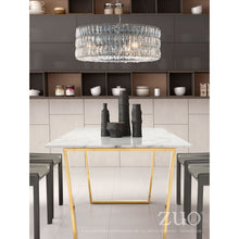 Load image into Gallery viewer, Luxurious Hanging Light w/ Chrome &amp; Crystals
