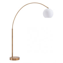 Load image into Gallery viewer, Chic Arched Floor Lamp in Gold
