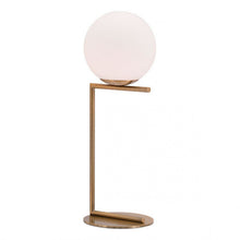 Load image into Gallery viewer, Stunning Minimalist Desk Lamp of Brushed Brass
