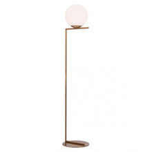 Load image into Gallery viewer, Stunning Minimalist Floor Lamp of Brushed Brass
