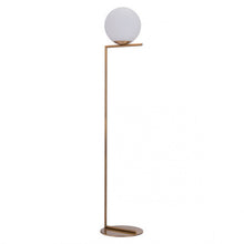 Load image into Gallery viewer, Stunning Minimalist Floor Lamp of Brushed Brass
