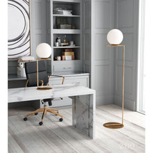 Load image into Gallery viewer, Stunning Minimalist Floor Lamp of Brushed Brass
