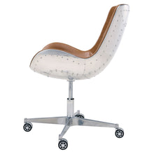 Load image into Gallery viewer, Stylish Java Brown Office Chair in Scoop Style
