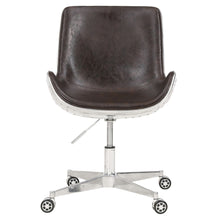 Load image into Gallery viewer, Stylish Distressed Caramel Office Chair in Scoop Style
