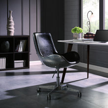 Load image into Gallery viewer, Stylish Distressed Caramel Office Chair in Scoop Style
