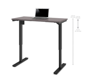 48" Sit-Stand Electric Height Adjustable Office Desk in Slate (28" - 45" H)