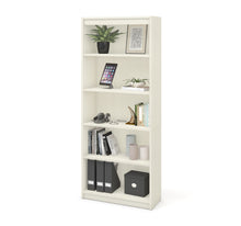 Load image into Gallery viewer, Modern Premium U-shaped Desk with Hutch in White Chocolate
