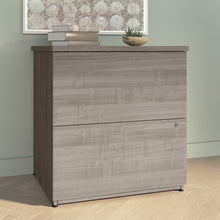 Load image into Gallery viewer, 28&quot; Silver Maple Modern Locking File with 2 Drawers
