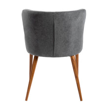 Load image into Gallery viewer, Set of 2 Gray Guest or Conference Chairs w/ Stitched Pattern

