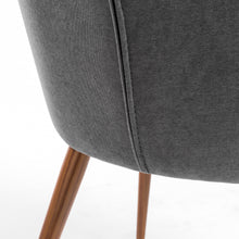 Load image into Gallery viewer, Set of 2 Gray Guest or Conference Chairs w/ Stitched Pattern
