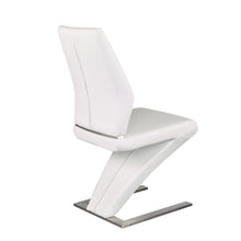 Load image into Gallery viewer, Modern White Leatherette Guest or Conference Chairs (Set of 2)
