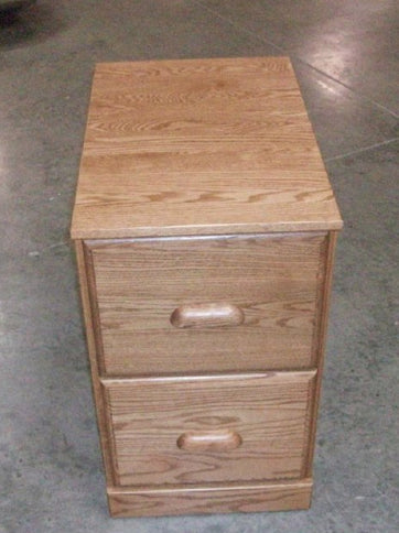 Solid Oak Handcrafted Vertical File Cabinet