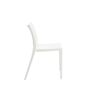 Stackable Conference or Guest Chairs in White (Set of 2)