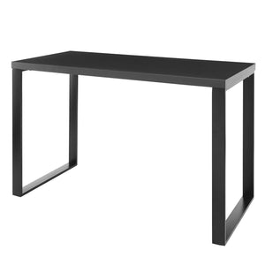 48" Modern Desk in Matte Anthracite & Matte Black