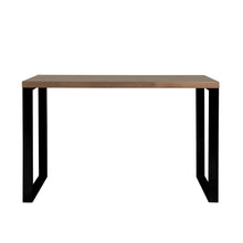 Load image into Gallery viewer, Walnut and Matte Black 48&quot; Ergonomic Desk
