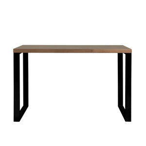 Walnut and Matte Black 48" Ergonomic Desk
