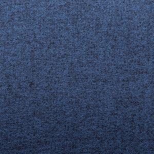 Denim Blue & Aluminum Padded Office Chair