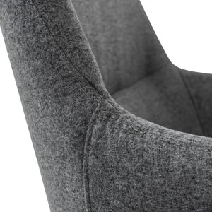 Dark Gray Cozy Office Chair