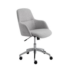 Light Gray Cozy Office Chair