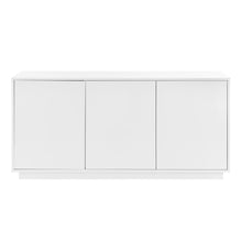Load image into Gallery viewer, White Lacquer 65&quot; Credenza with 9 Shelves
