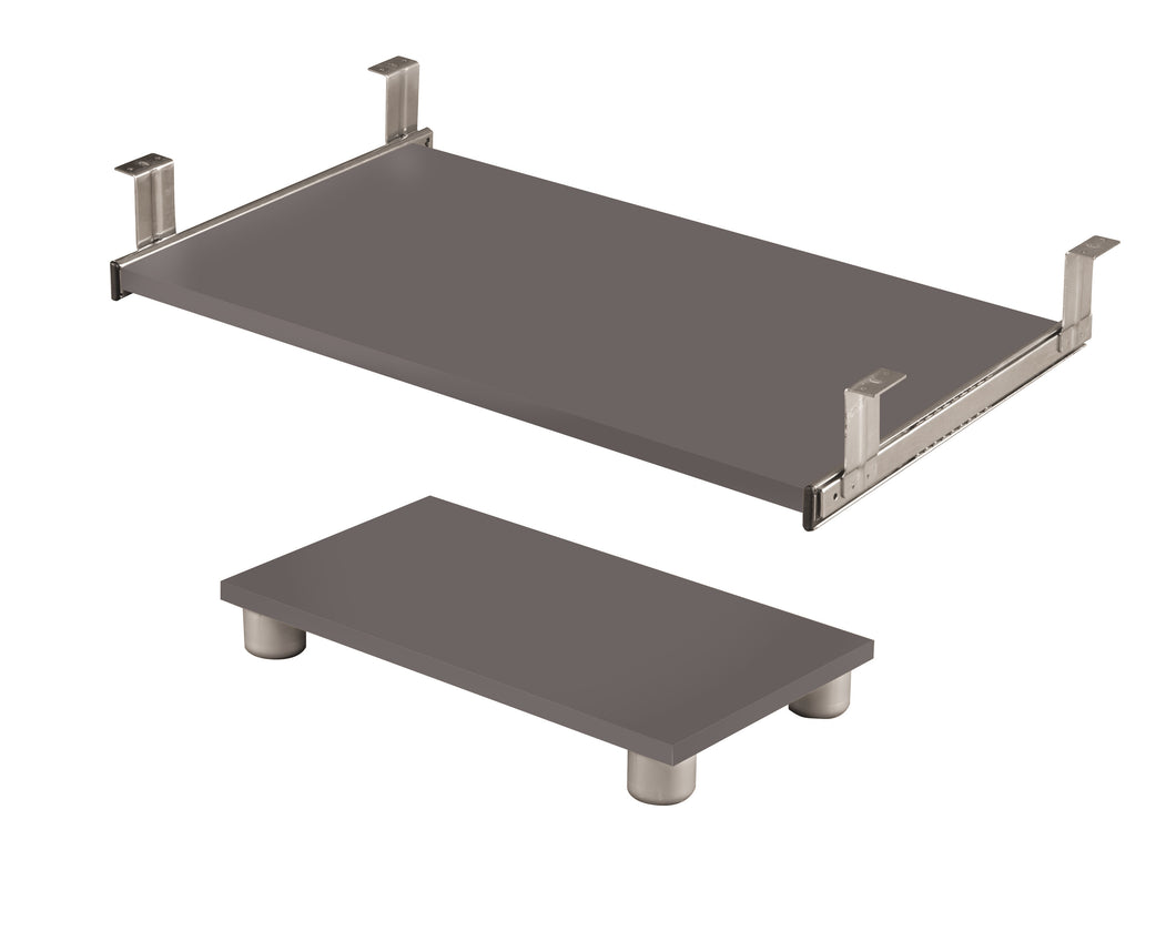 Keyboard Shelf & CPU Platform in Slate