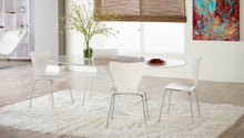 Load image into Gallery viewer, Modern White Walnut Veneer Guest or Conference Chair (Set of 4)
