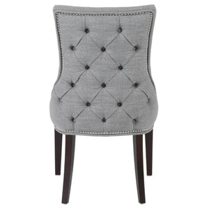 Comfortable Padded Smoke Grey Guest or Conference Chair