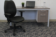 Load image into Gallery viewer, Padded Everyday Black High Back Office Chair
