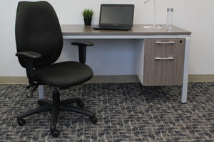 Padded Everyday Black High Back Office Chair