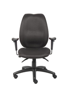 Padded Everyday Black High Back Office Chair