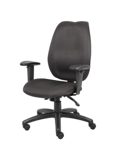 Padded Everyday Black High Back Office Chair