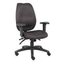 Load image into Gallery viewer, Padded Everyday Black High Back Office Chair
