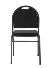 Load image into Gallery viewer, Modern Black Fabric &amp; Steel Guest or Conference Chair (Set of 4)
