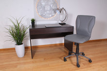 Load image into Gallery viewer, Versatile Grey Faux Leather Office Chair

