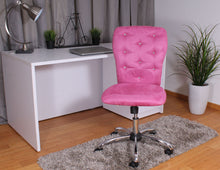 Load image into Gallery viewer, Stunning Pink Microfiber Office Chair
