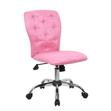 Load image into Gallery viewer, Stunning Pink Microfiber Office Chair
