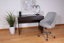 Load image into Gallery viewer, Stylish Grey Linen Guest or Office Chair
