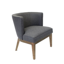 Load image into Gallery viewer, Stylish Extra Large Slate Grey Linen Office Guest Seat
