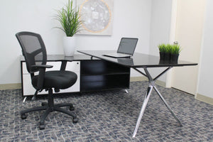 Stylish Office Chair w/ Breathable Mesh & Foam