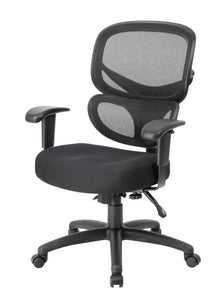 Rolling Black Mesh Office Chair from Boss