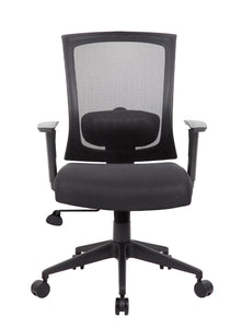Cushioned Mesh Black Office Chair Built for Comfort