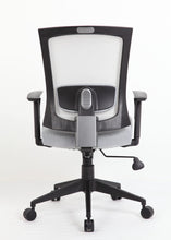 Load image into Gallery viewer, Cushioned Mesh Grey Office Chair Built for Comfort
