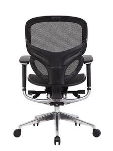 Erognomic Black Mesh & Chrome Office Chair
