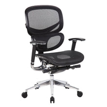 Load image into Gallery viewer, Erognomic Black Mesh &amp; Chrome Office Chair
