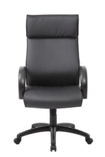 Load image into Gallery viewer, Classic Black Executive Office Chair in Faux Leather
