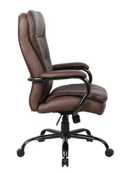 Big & Tall Brown Padded Office Chair